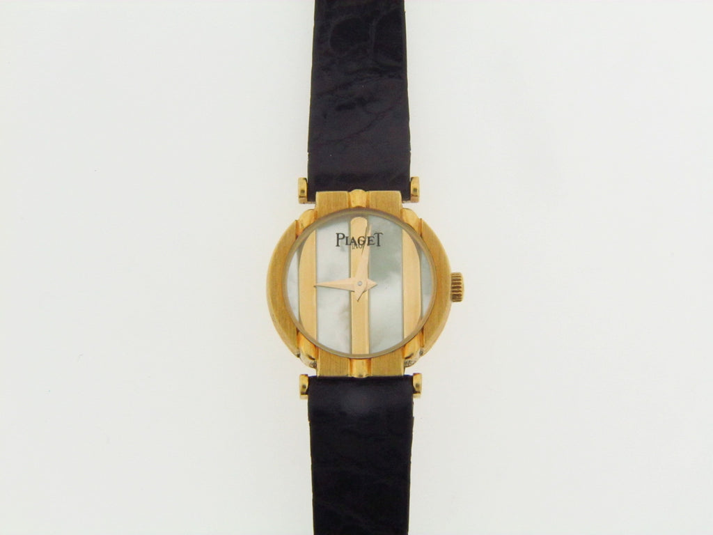 LADIES 18K YELLOW GOLD PIAGET POLO WRISTWATCH