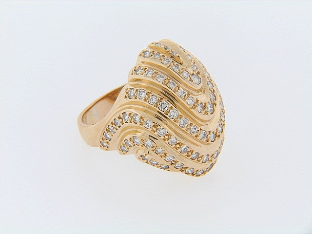 18K-YG DIAMOND RING