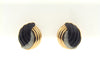 18K Yellow Gold Onyx and Diamond Earclips | 18 Karat Appraisers | Beverly Hills, CA | Fine Jewelry