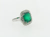 18K WHITE GOLD EMERALD AND DIAMOND RING | 18 Karat Appraisers | Beverly Hills, CA | Fine Jewelry