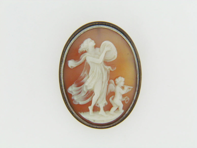 SILVER CAMEO BROOCH | 18 Karat Appraisers | Beverly Hills, CA | Fine Jewelry