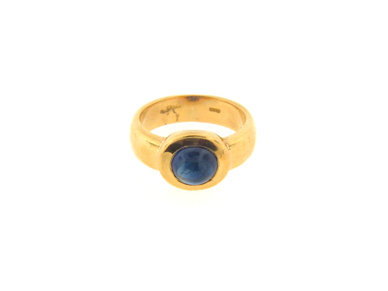 18K Yellow Gold Sapphire Ring | 18 Karat Appraisers | Beverly Hills, CA | Fine Jewelry