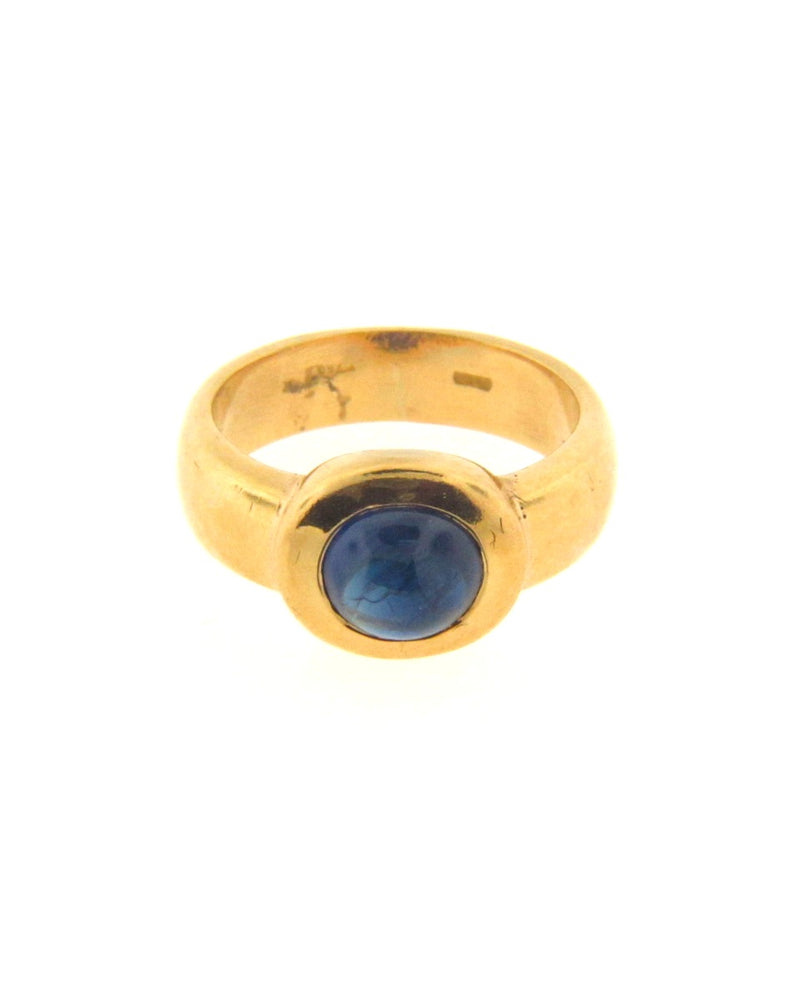 18K Yellow Gold Sapphire Ring | 18 Karat Appraisers | Beverly Hills, CA | Fine Jewelry