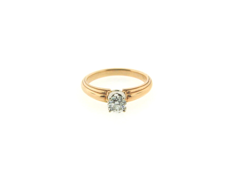 18K and 14K Yellow Gold Diamond Solitaire Ring | 18 Karat Appraisers | Beverly Hills, CA | Fine Jewelry