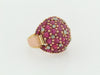 18K YELLOW AND ROSE GOLD RUBY AND DIAMOND RING | 18 Karat Appraisers | Beverly Hills, CA | Fine Jewelry