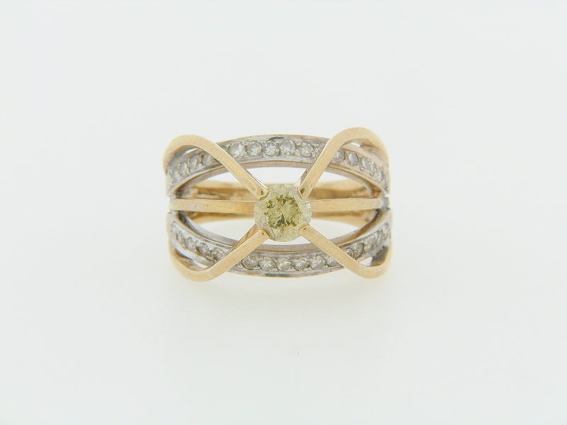 18K YELLOW GOLD DIAMOND RING | 18 Karat Appraisers | Beverly Hills, CA | Fine Jewelry