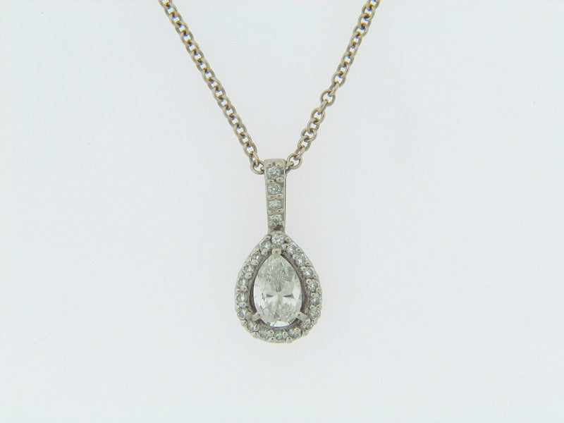 14K-WG DIAMOND PENDANT | 18 Karat Appraisers | Beverly Hills, CA | Fine Jewelry