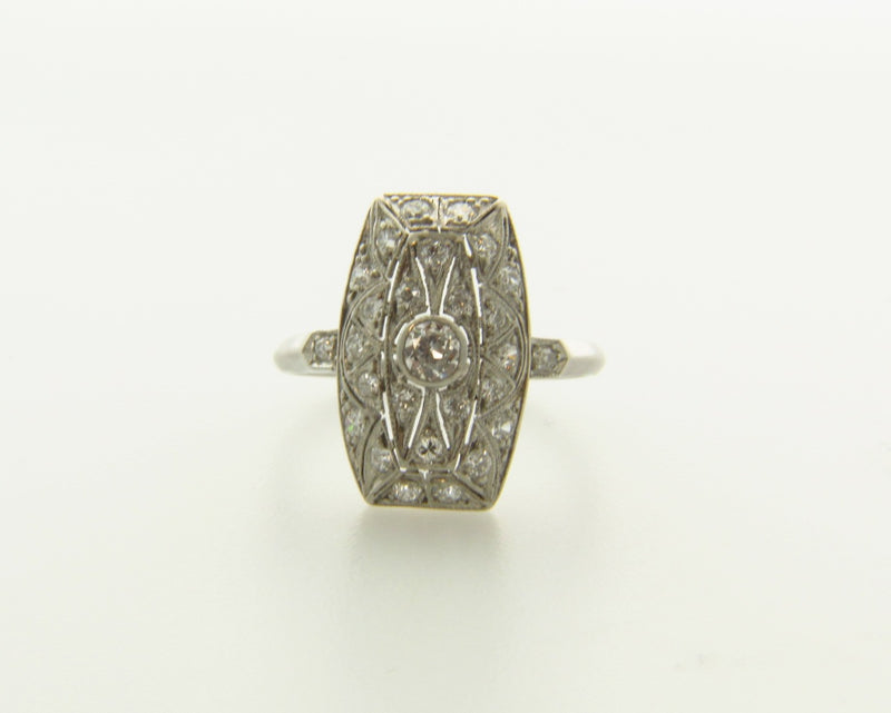 Art Deco, Platinum Diamond Ring