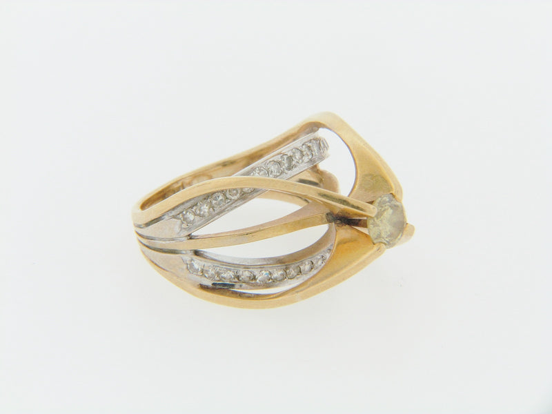 18K YELLOW GOLD DIAMOND RING | 18 Karat Appraisers | Beverly Hills, CA | Fine Jewelry