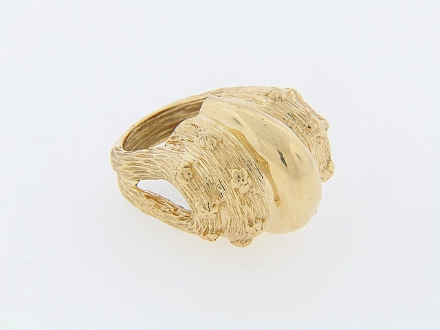 18K-YG DOME RING