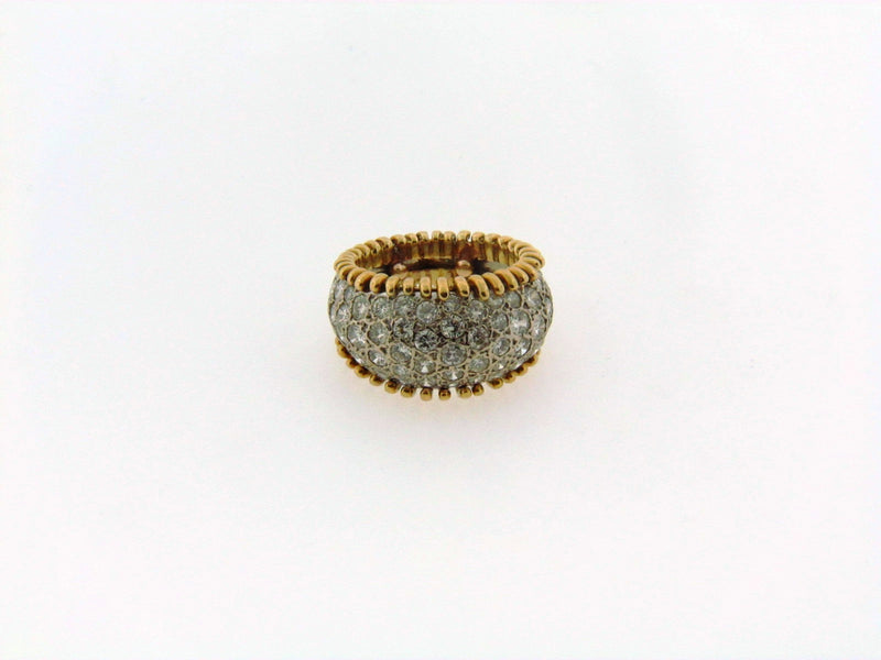 18K Yellow Gold and White Gold Diamond Ring | 18 Karat Appraisers | Beverly Hills, CA | Fine Jewelry