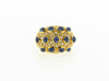 18K Yellow Gold Sapphire and Diamond Ring | 18 Karat Appraisers | Beverly Hills, CA | Fine Jewelry