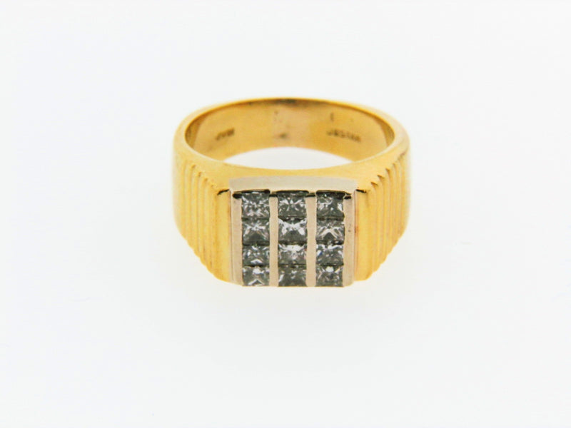 18K Yellow Gold Diamond Ring | 18 Karat Appraisers | Beverly Hills, CA | Fine Jewelry