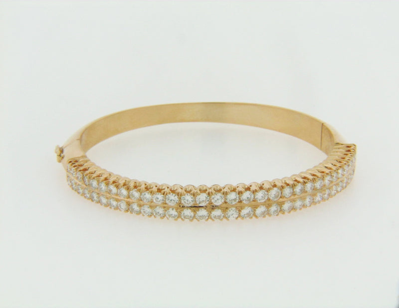 18K YELLOW GOLD DIAMOND BRACELET | 18 Karat Appraisers | Beverly Hills, CA | Fine Jewelry