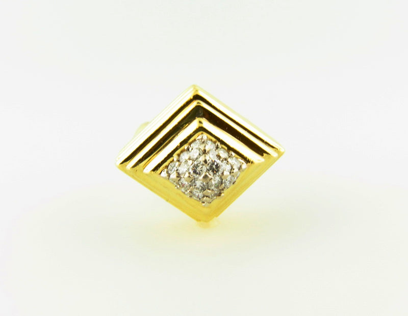 18K Yellow Gold, Diamond Dome Ring | 18 Karat Appraisers | Beverly Hills, CA | Fine Jewelry