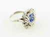 18K White Gold, Sapphire and Diamond Ring | 18 Karat Appraisers | Beverly Hills, CA | Fine Jewelry