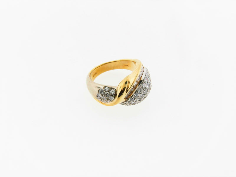 18K Yellow Gold Diamond ring | 18 Karat Appraisers | Beverly Hills, CA | Fine Jewelry