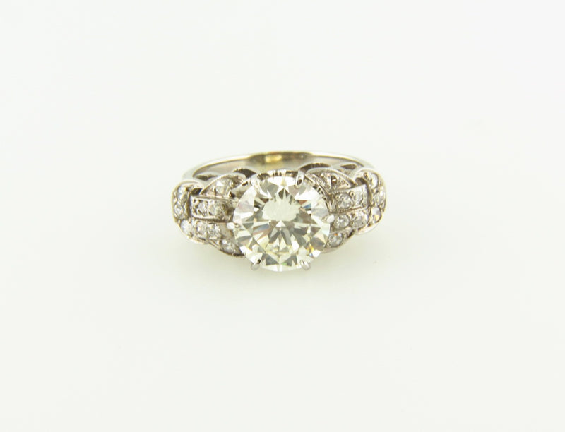 18K White Gold, Diamond Solitaire Ring | 18 Karat Appraisers | Beverly Hills, CA | Fine Jewelry