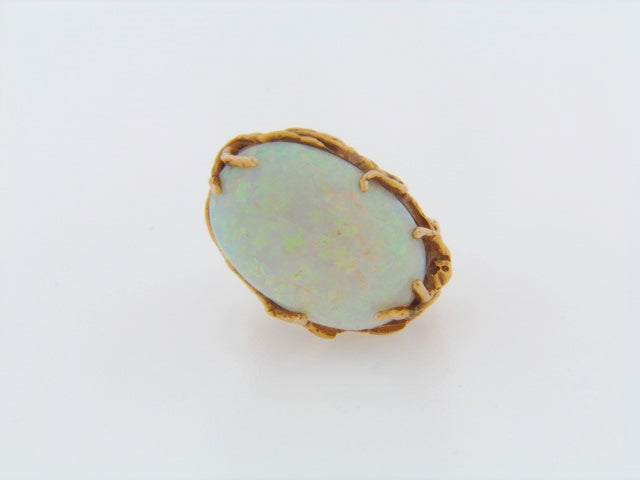 14K-YG WHITE OPAL RING | 18 Karat Appraisers | Beverly Hills, CA | Fine Jewelry