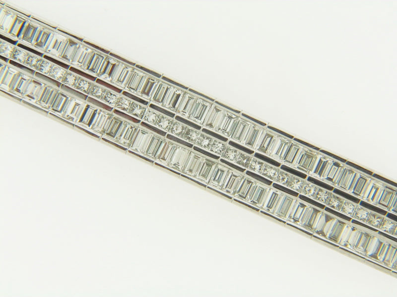 18K WHITE GOLD DIAMOND BRACELET | 18 Karat Appraisers | Beverly Hills, CA | Fine Jewelry