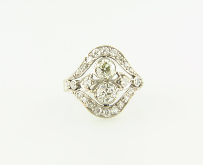 Art Deco, Platinum Diamond Ring