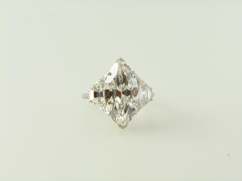 Art Deco, Platinum Diamond Solitaire Ring