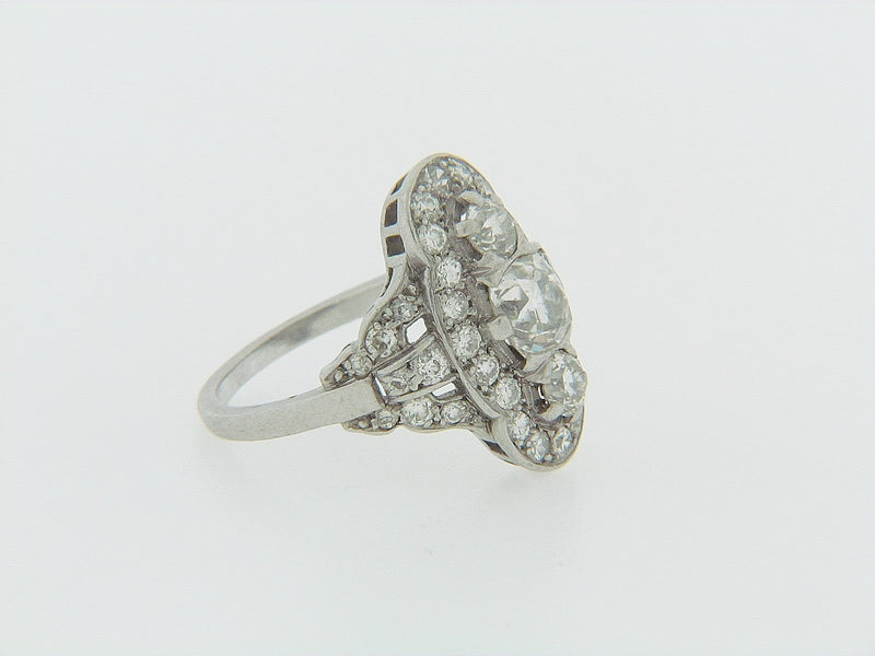 PLATINUM DIAMOND RING | 18 Karat Appraisers | Beverly Hills, CA | Fine Jewelry