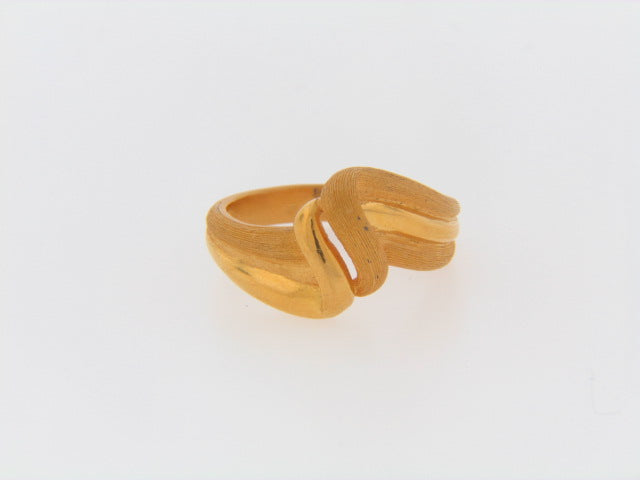 24K-YG BYPASS RING