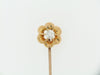 14K YELLOW GOLD DIAMOND PIN | 18 Karat Appraisers | Beverly Hills, CA | Fine Jewelry