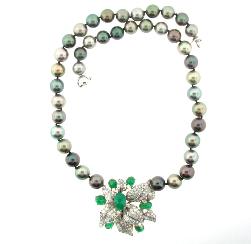 Black Tahitian Pearl Necklace