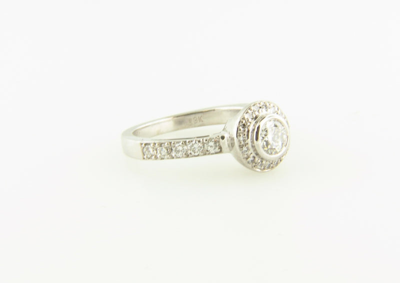 18K White Gold, Diamond Solitaire Ring | 18 Karat Appraisers | Beverly Hills, CA | Fine Jewelry