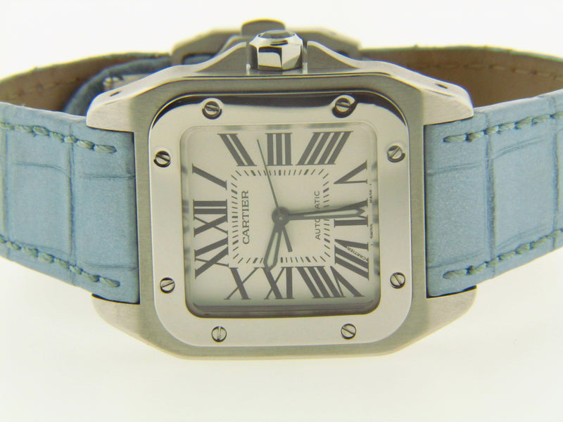 Midsize Stainless Steel Wristwatch by Cartier | 18 Karat Appraisers | Beverly Hills, CA | Fine Jewelry