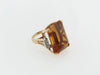 14K YELLOW GOLD CITRINE AND DIAMOND RING | 18 Karat Appraisers | Beverly Hills, CA | Fine Jewelry