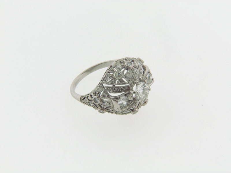 PLATINUM DIAMOND RING | 18 Karat Appraisers | Beverly Hills, CA | Fine Jewelry