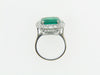 18K WHITE GOLD EMERALD AND DIAMOND RING | 18 Karat Appraisers | Beverly Hills, CA | Fine Jewelry