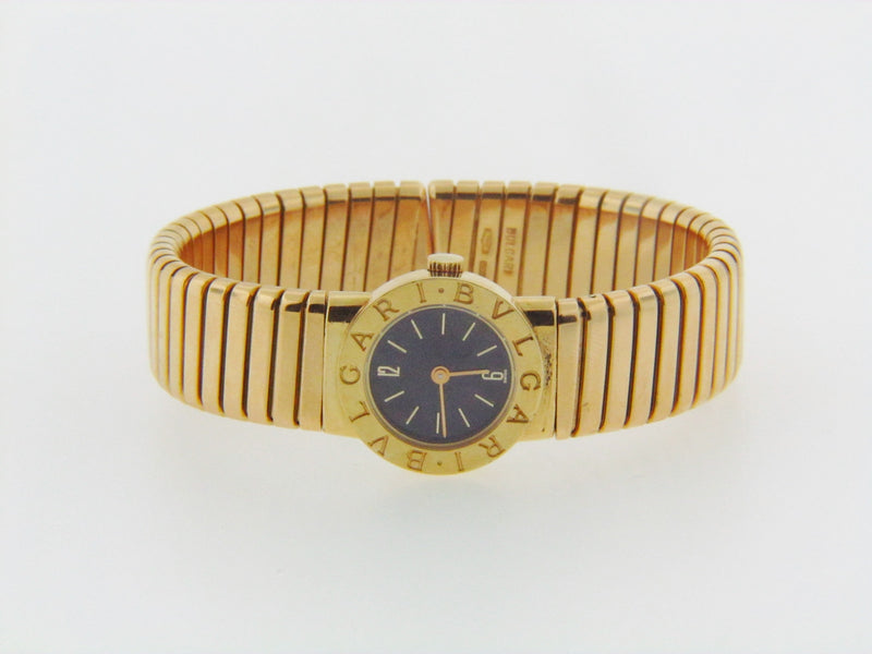 LADIES 18K YELLOW GOLD WRISTWATCH BY "BVLGARI"