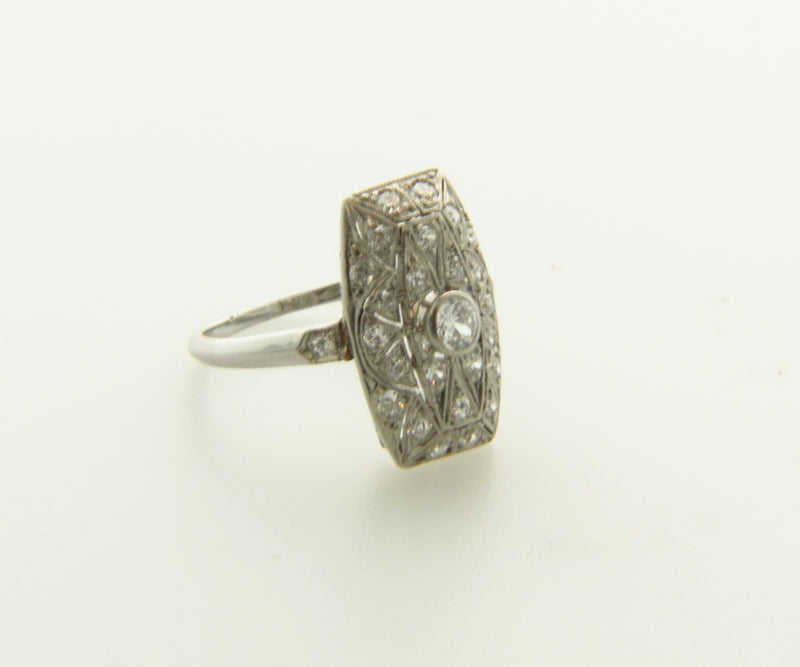 Art Deco, Platinum Diamond Ring