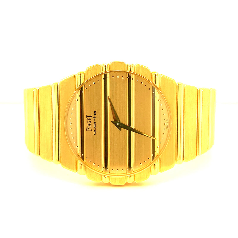 18K YELLOW GOLD PIAGET POLO WRISTWATCH