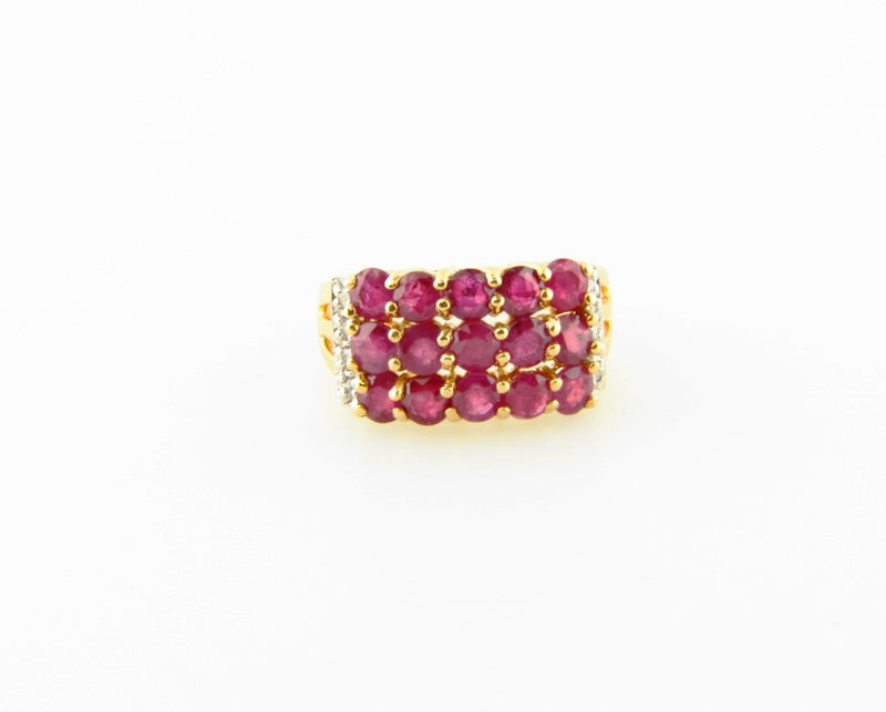 14K Yellow Gold, Ruby and Diamond Ring | 18 Karat Appraisers | Beverly Hills, CA | Fine Jewelry