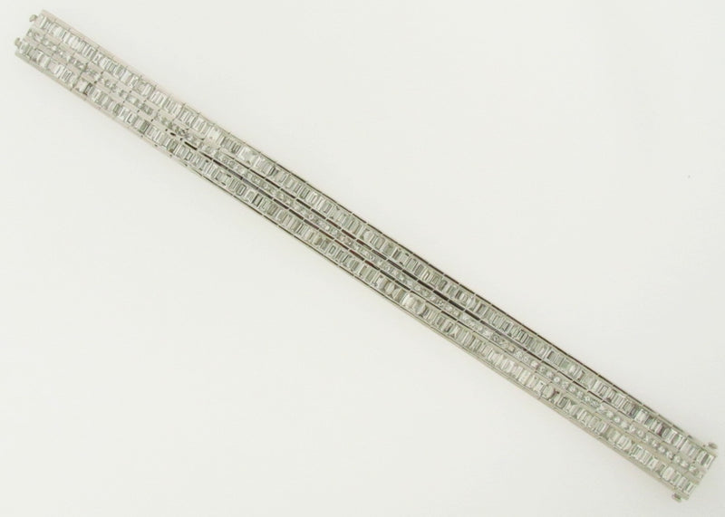 18K WHITE GOLD DIAMOND BRACELET | 18 Karat Appraisers | Beverly Hills, CA | Fine Jewelry