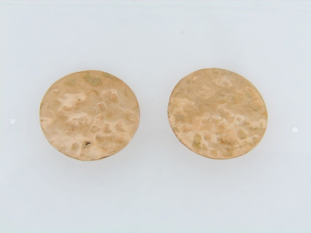 14K-YG CIRCULAR EARRINGS | 18 Karat Appraisers | Beverly Hills, CA | Fine Jewelry