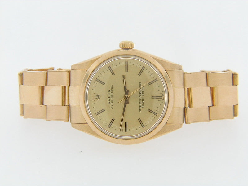 18K YELLOW GOLD ROLEX WRISTWATCH | 18 Karat Appraisers | Beverly Hills, CA | Fine Jewelry