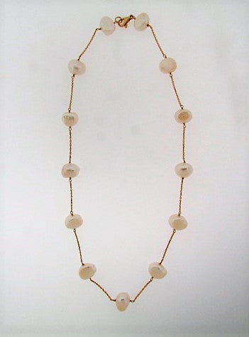 14K-YG PEARL NECKLACE | 18 Karat Appraisers | Beverly Hills, CA | Fine Jewelry