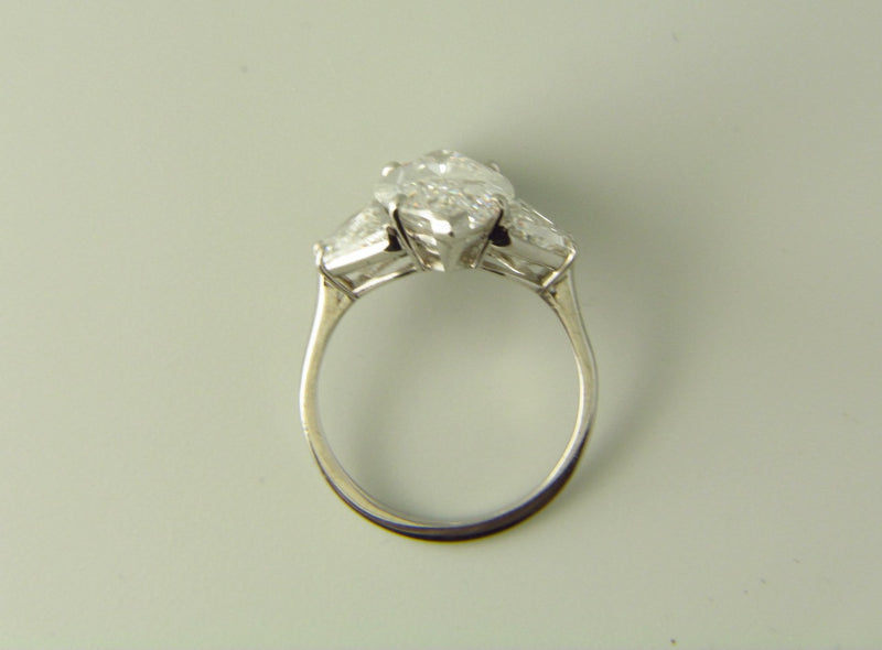 Art Deco, Platinum Diamond Solitaire Ring