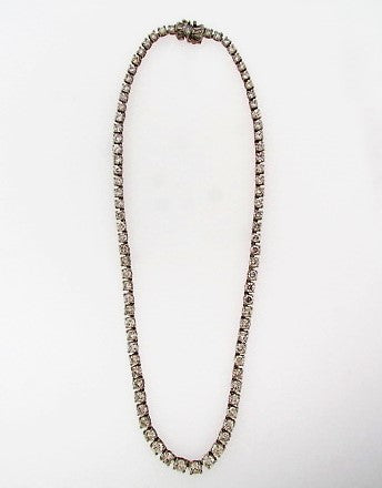 PLATINUM DIAMOND RIVIERA NECKLACE | 18 Karat Appraisers | Beverly Hills, CA | Fine Jewelry