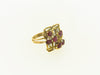14K Yellow Gold Garnet and Diamond Ring | 18 Karat Appraisers | Beverly Hills, CA | Fine Jewelry