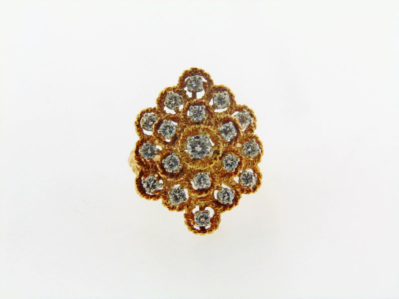 18K Yellow Gold Diamond Ring | 18 Karat Appraisers | Beverly Hills, CA | Fine Jewelry