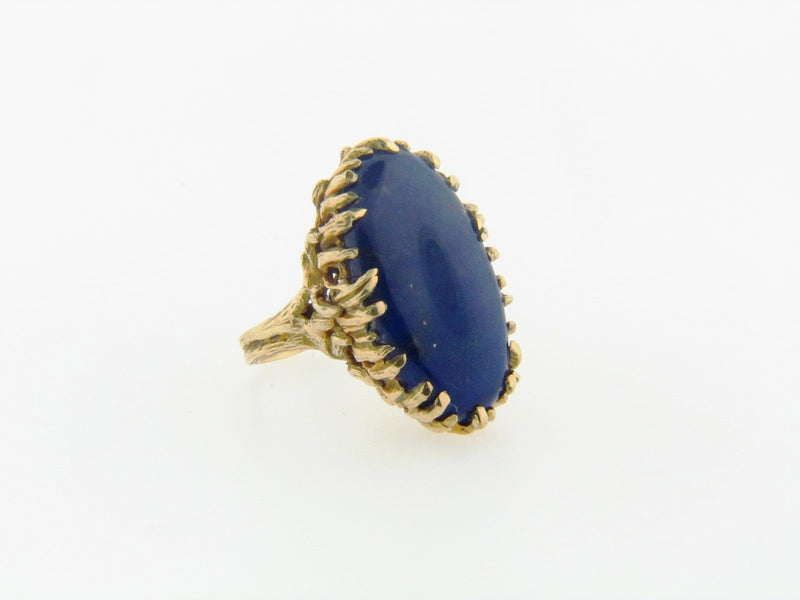 18K Yellow Gold Lapis Lazuli Ring | 18 Karat Appraisers | Beverly Hills, CA | Fine Jewelry