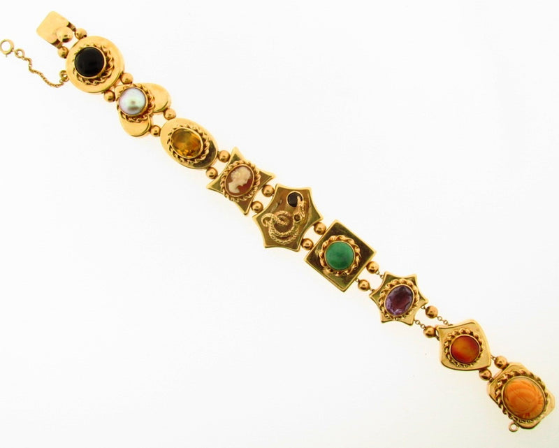 Victorian 14k Yellow Gold Bracelet | 18 Karat Appraisers | Beverly Hills, CA | Fine Jewelry