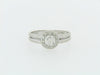 18K-WG DIAMOND SOLITAIRE RING